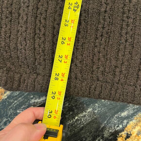 CAbi Brown Repose Chunky Knit Cape Open Cardigan Sweater #3702 - SIZE XS/S - Picture 9 of 10